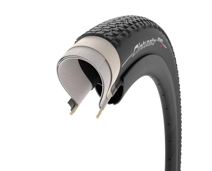 DÆK PIRELLI GRAVEL CINTURATO HARD SORT 1 DÆK PIRELLI GRAVEL CINTURATO HARD SORT