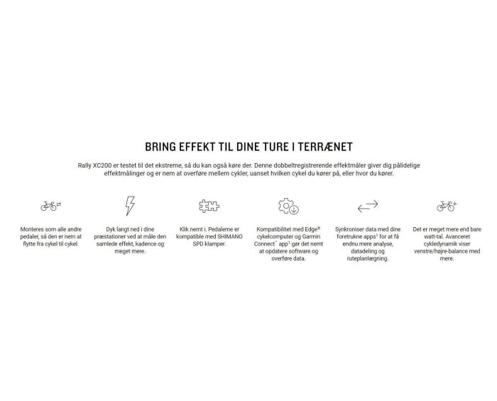 GARMIN RALLY XC200 WATTMÅLER SPD 6 GARMIN RALLY XC200 WATTMÅLER SPD - Billede 6