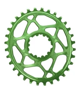 KLINGE AbsoluteBLACK OVAL GRØN SINGELSPEED 30T.