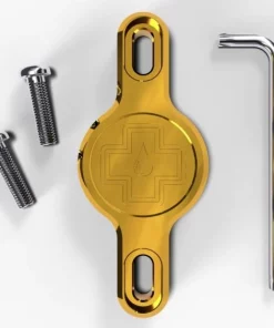Muc-Off Secure Tag Holder 2.0 - Gold - Til Apple Airtag