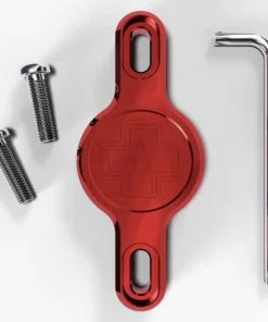 Muc-Off Secure Tag Holder 2.0 - Rød - Til Apple Airtag