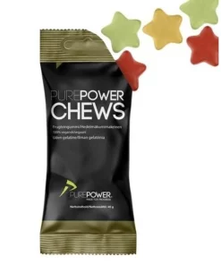 PURE POWER CHEWS FRUGTMIX - VINGUMMI