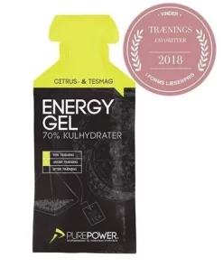 PURE POWER ENERGY GEL CITRUS/LEMON