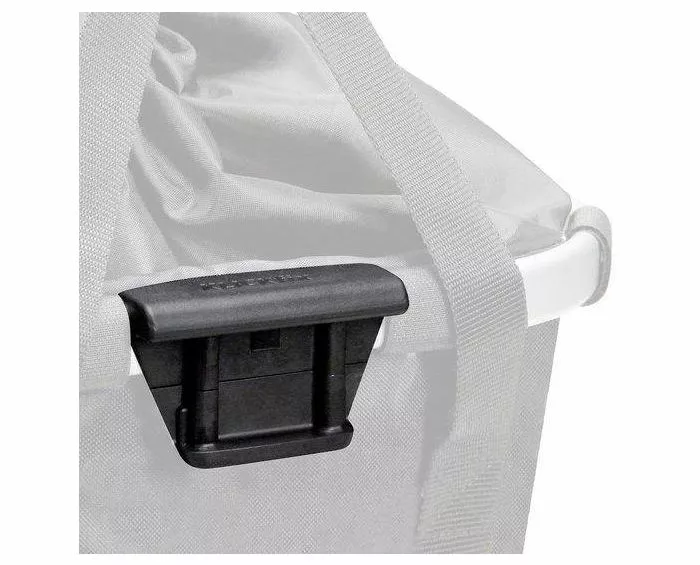 STYRTASKE CYKELKURV KLICKFIX BLÅ M/PRIKKER 15 LITER. 2 STYRTASKE CYKELKURV KLICKFIX BLÅ M/PRIKKER 15 LITER. - Billede 2