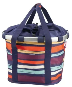 STYRTASKE CYKELKURV KLICKFIX STRIBER 15 LITER.