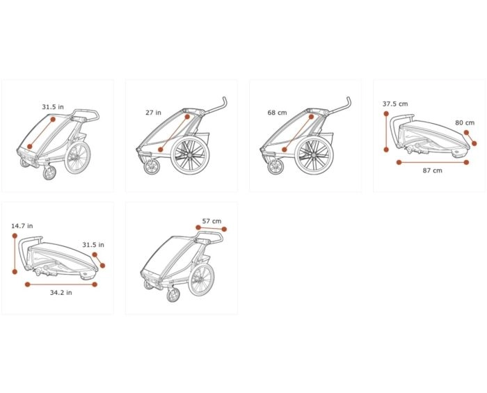 Thule Chariot Cross 2 Alaska 2 Thule Chariot Cross 2 Alaska - Billede 2