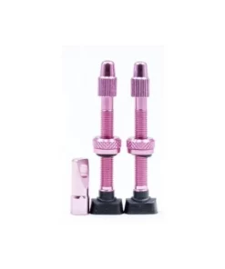 TUBELESS VENTIL ALU 44mm PINK